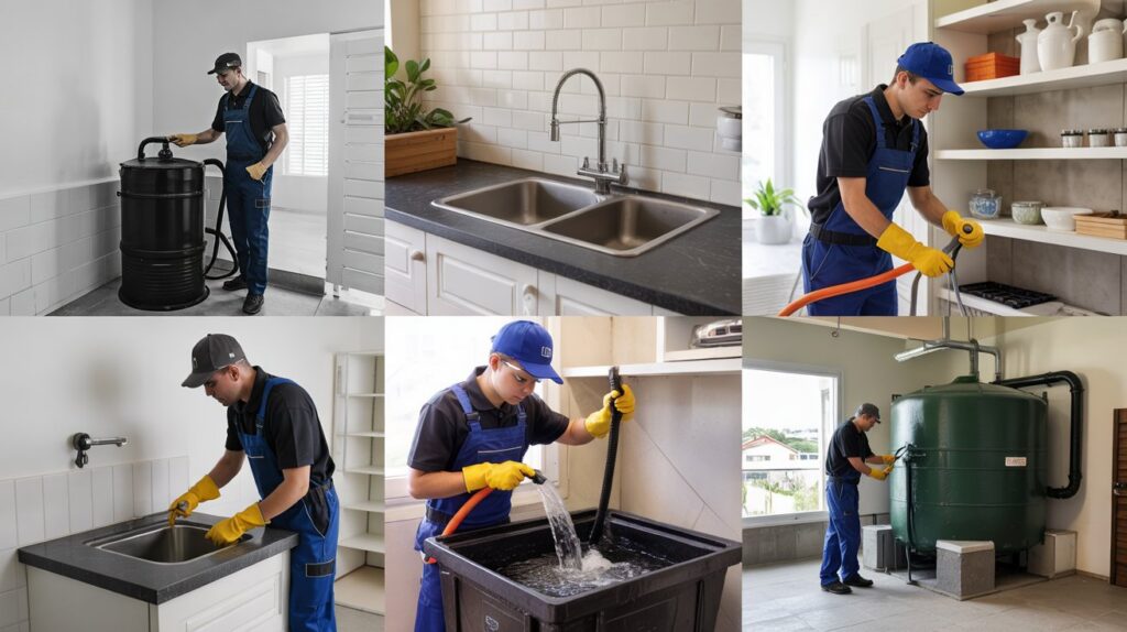 imagem desentupidora em bh profissionais realizando servicos de desentupimento de esgoto em geral